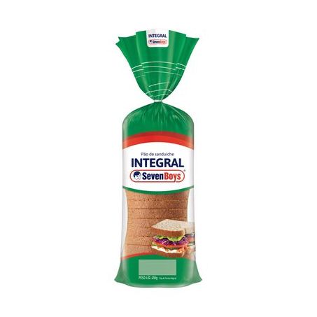 Pão de Forma Integral Seven Boys 450G