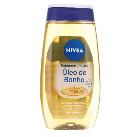 Sabonete Líquido em Óleo Nivea Natural Oil Embalagem 200ML 360-35