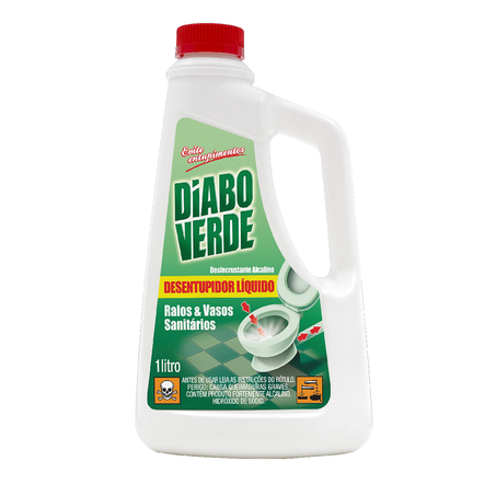 DESENTUPIDOR DIABO VERDE LÍQUIDO 1L 
