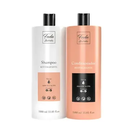 Kit Fada Madrinha Shamp e Cond 1l Revitalizante Abacate e Uva