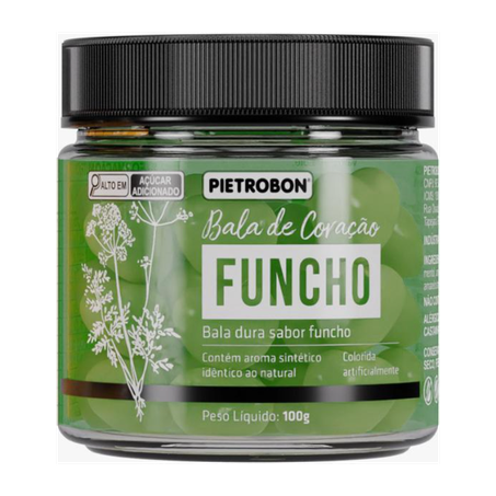 Bala de coração pietrobon funcho e erva doce 100g