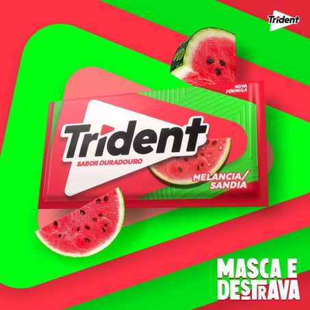 CHICLETE TRIDENT MELANCIA 8G 360-3