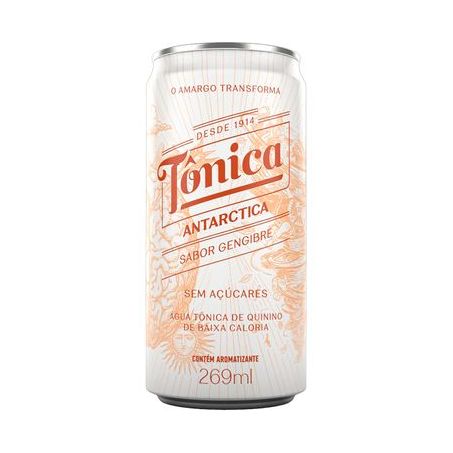 Tônica Antarctica Lt Gengibre 269ML