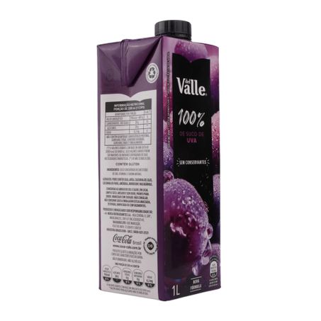 BEBIDA DEL VALLE 100% UVA TP 1L 360-52