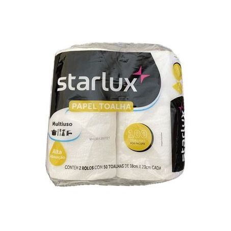 PAPEL TOALHA STARLUX 2R 100UN