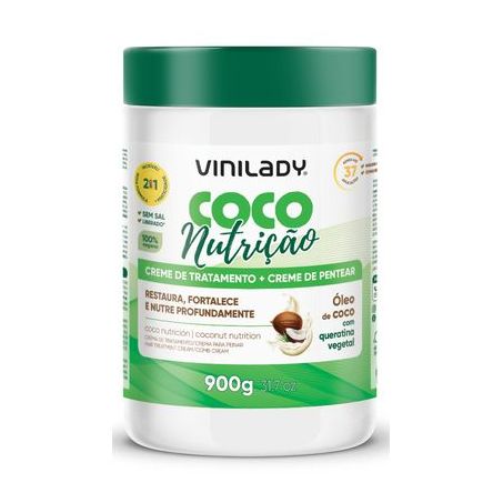 Creme de tratamento vini lady coco nutrição 900g