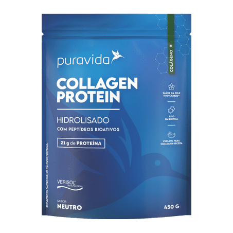 COLLAGEN PROTEIN NEUTRO 450G - PURA VIDA