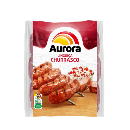 Linguiça churrasco aurora congelada pacote 700g