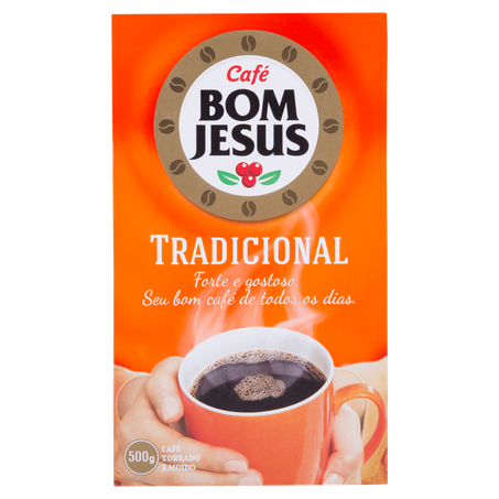 Café Torrado e Moído Bom Jesus Cx 500g