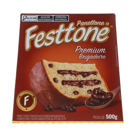Panettone Festtone Trufado Brigadeiro 500G 360-0