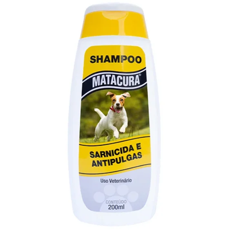 Shampoo veterinario matacura 200ml sarnicida a pulgas