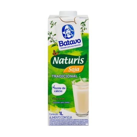 Bebida soja batavo naturis 1l origin gr