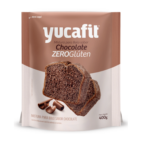Mistura bolo s/gluten yucafit 400g choco