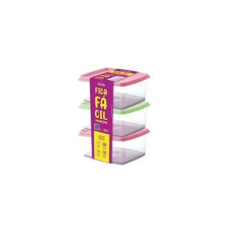 PLASVALE KIT 03 POTES 191 CANDY COLOR 1431        