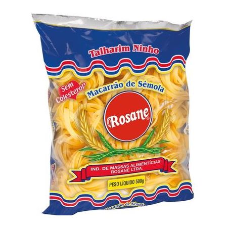Macarrão rosane caseiro talharim ninho n1 500g