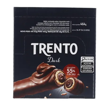 BISC.WAFER TRENTO 29G DARK CX 16.0