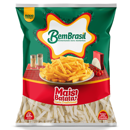 Batata congelada bem brasil 2 kg