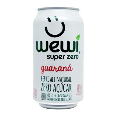 Refrigerante Wewi Orgânico Guaraná Zero Açúcar 350ml