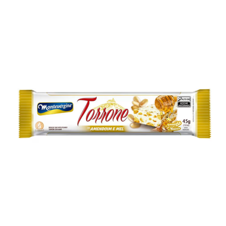 Torrone Montevérgine Amencoim Coberto C/Chocolate 45g