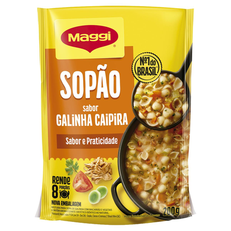 Sopão Maggi 200g - Galinha Caipira