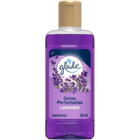 Limpador Glade 120ml Gotas Perfumadas Lavanda
