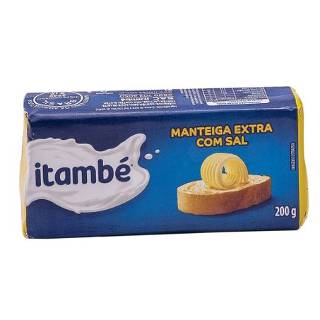 Manteiga extra itambe 200g com sal