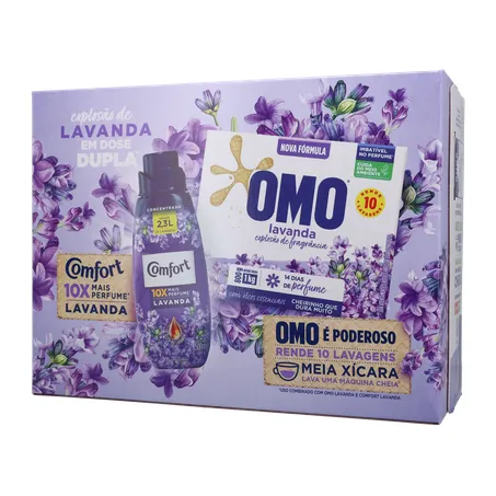Lava Roupas em Pó Omo Lavanda 1,6Kg 360-20