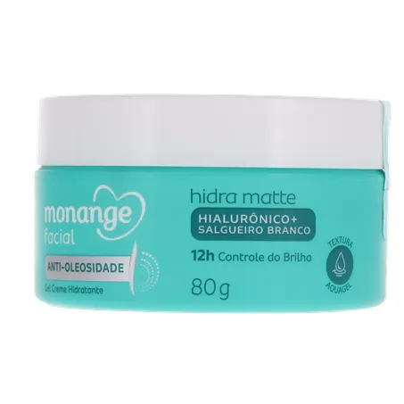 Hidratante Facial Monange Matte 80g 360-4