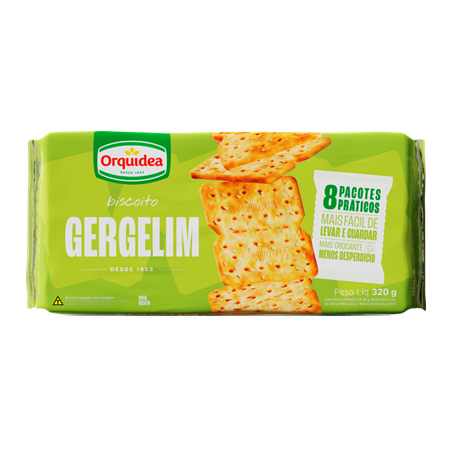 BISCOITO ORQUÍDEA GERGELIM 320G