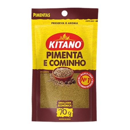 PIMENTA E COMINHO EM PO KITANO 70G POUCH 