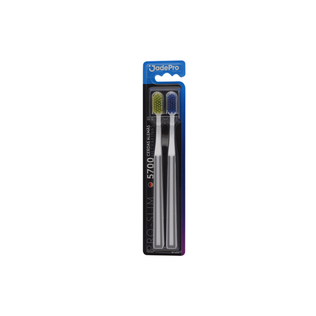 Escova dental jadepro c/2 pro slim macia