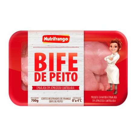 Filé de peito de frango Nutrifrango resfriado 700g