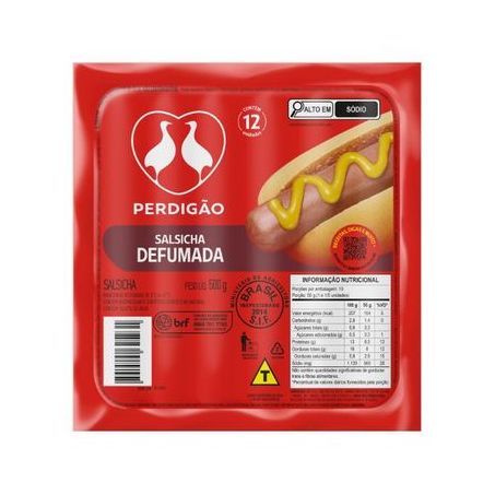 PERDIGÃO SALSICHA DEFUMADA 500G