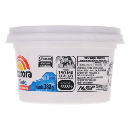 Creme de leite (nata) aurora 280g 360-6