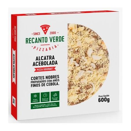Pizza recanto verde alcatra /acebolada 530g