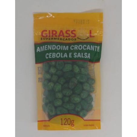 AMENDOIM GIRASSOL CROC CEBOLA/SALSA 120G