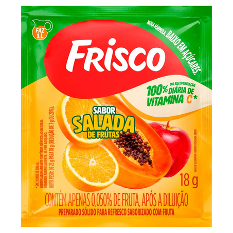 Refresco Frisco Salada Frutas Pacote 18G 