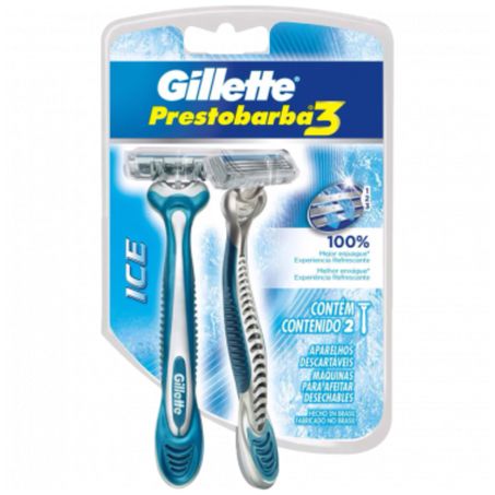 APARELHO BARB GILLETTE PRESTOBAR3 ICE 02UN