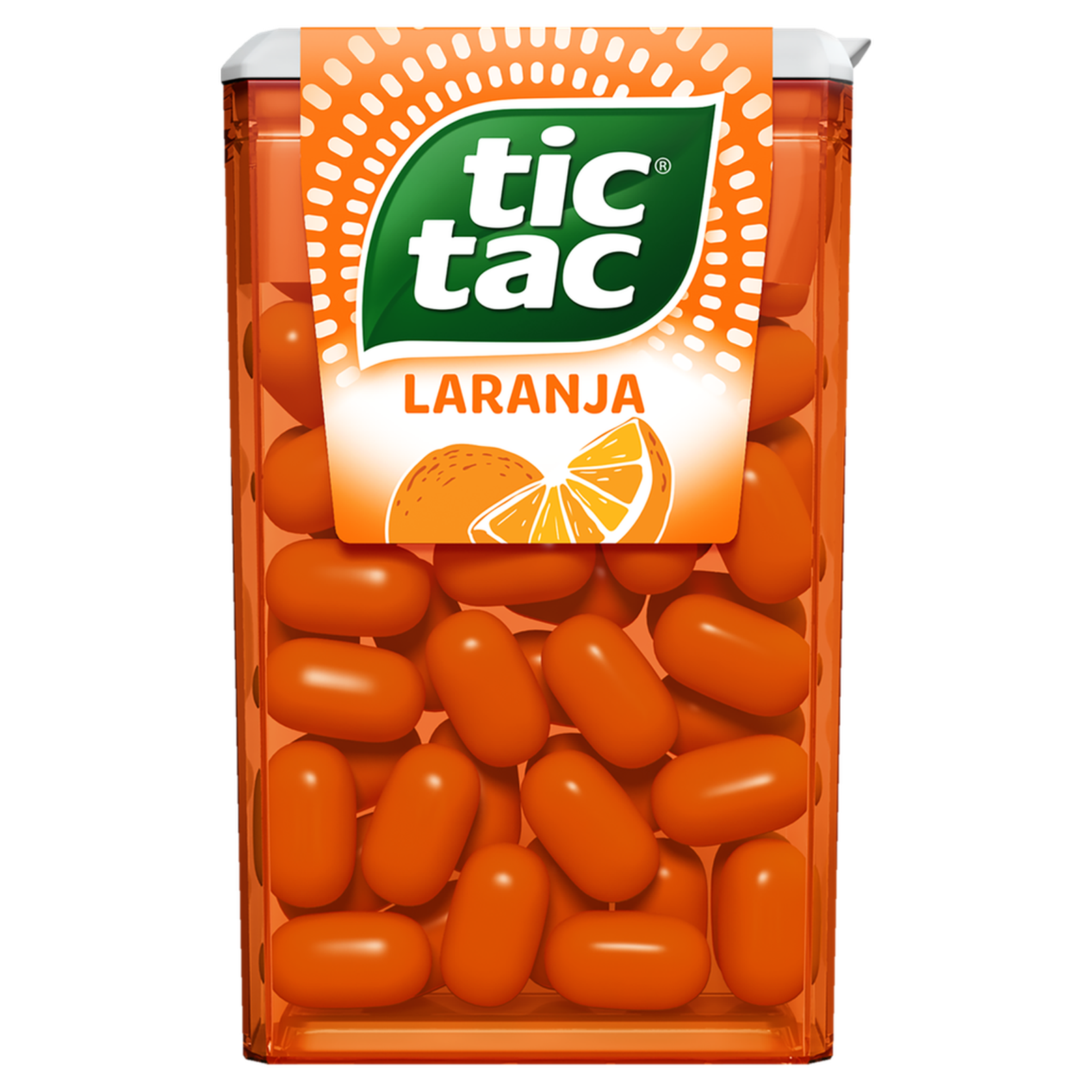 Tic tac pastilhas sabor laranja 14,5g