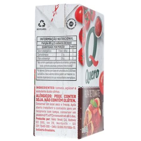 Polpa de Tomate Quero Caixa 260gr 360-29