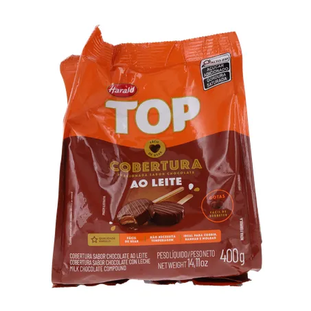 Cob harald top gotas ao leite 400g
