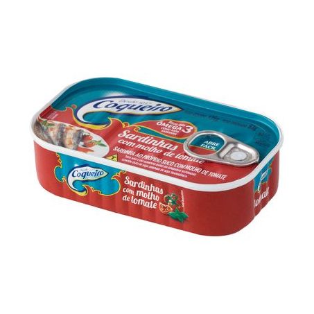 Sardinha coqueiro molho de tomate 125gr