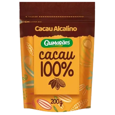 CHOCOLATE EM PÓ GUIMARÃES 100%CACAU 200G