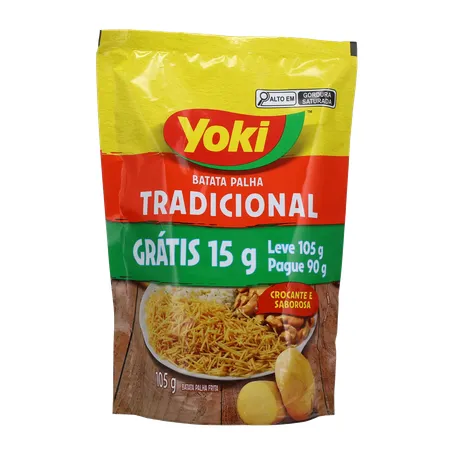 Batata Palha Yoki Tradicional Sachê 105gr 360-35