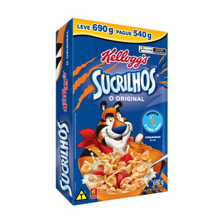 Cereal Matinal Sucrilhos Kelloggs Leve 690g Pague 540g