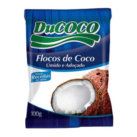 COCO RALADO EM FLOCOS DUCOCO 100G ADOC