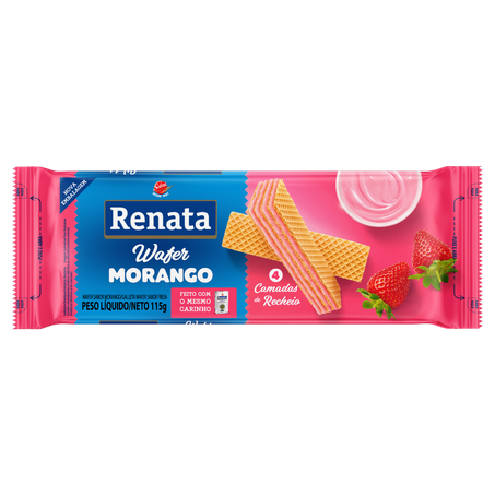 WAFER RENATA 115G MORANGO