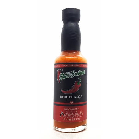MOLHO CHILLI BROTHERS 60ML PIMENTA DEDO MOÇA