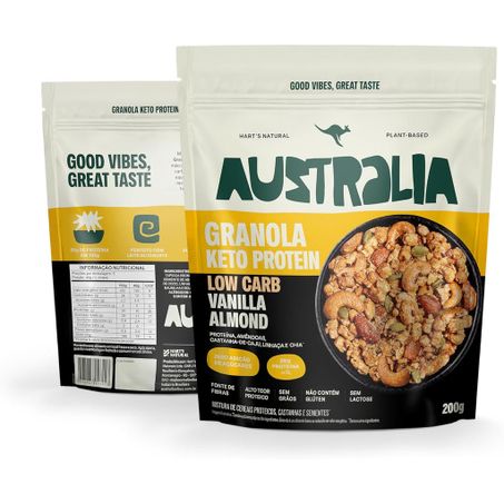Granola Harts Keto Vanilla Protein Low Carb 200g 360-3