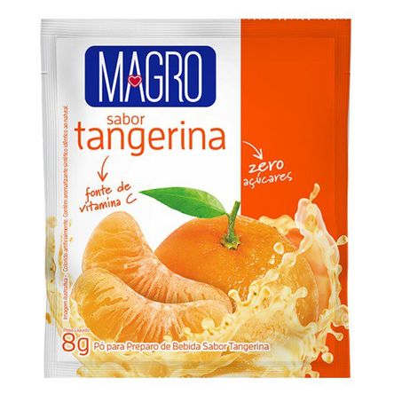 Refresco Em Pó Magro Tangerina Zero Açúcar 8g 
 